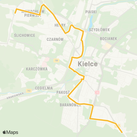 ZTM Kielce  map