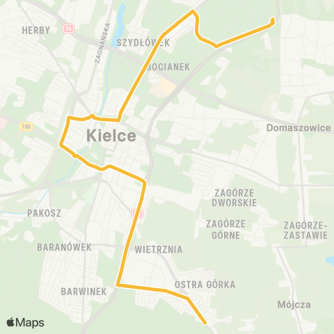 ZTM Kielce  map