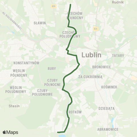 ZTM Lublin  map