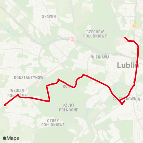 ZTM Lublin  map
