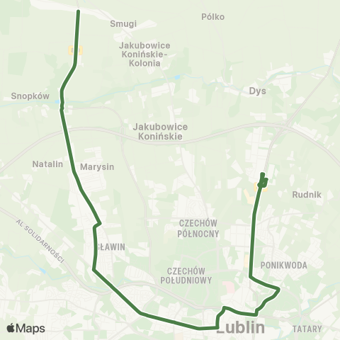 ZTM Lublin  map