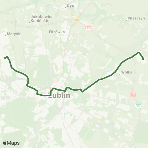 ZTM Lublin  map