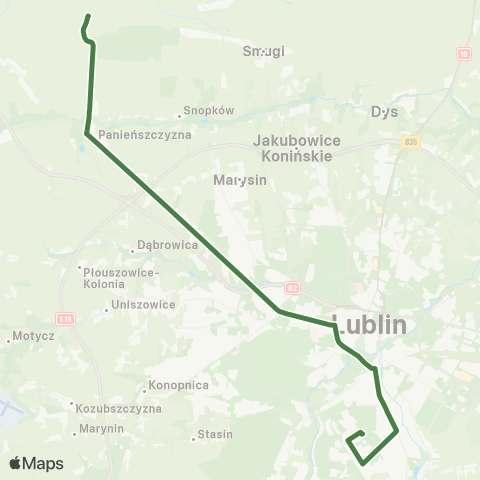 ZTM Lublin  map