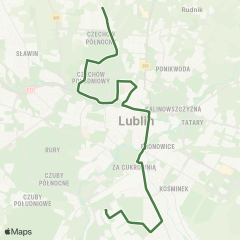 ZTM Lublin  map