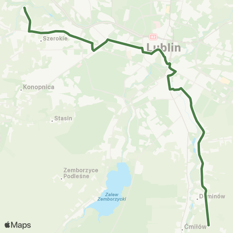 ZTM Lublin  map