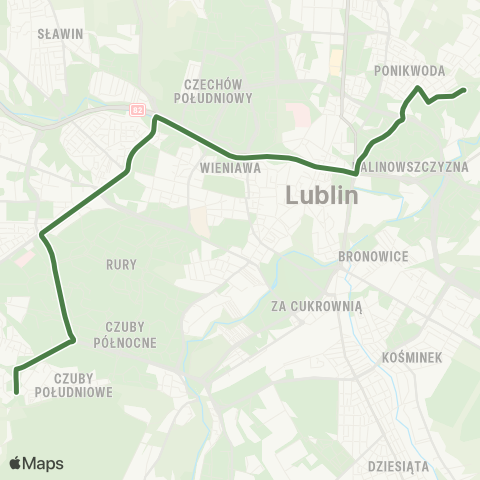 ZTM Lublin  map