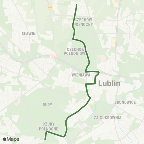 ZTM Lublin  map