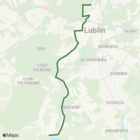 ZTM Lublin  map