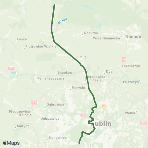ZTM Lublin  map