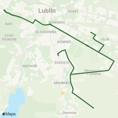 ZTM Lublin  map