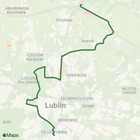 ZTM Lublin  map