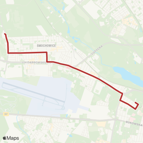 ZTM Poznań Krzyżowniki - Ogrody|Ogrody - Krzyżowniki map