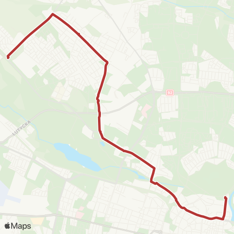 ZTM Poznań Garbary PKM - Stary Strzeszyn|Stary Strzeszyn - Garbary PKM map