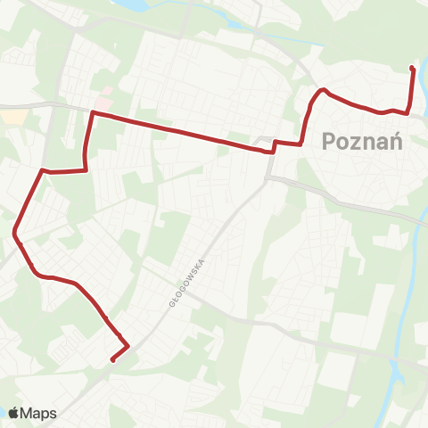 ZTM Poznań Garbary PKM - Górczyn PKM|Górczyn PKM - Garbary PKM map