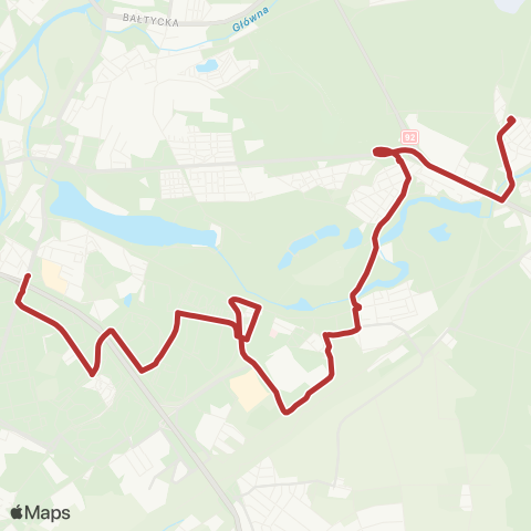 ZTM Poznań Zieliniec - Rondo Rataje|Rondo Rataje - Zieliniec map