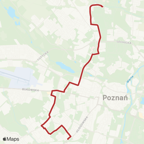 ZTM Poznań Os. Sobieskiego - Górczyn PKM|Os. Sobieskiego - Górczyn PKM|Górczyn PKM - Os. Sobieskiego|Górczyn PKM - Os. Sobieskiego map