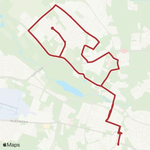 ZTM Poznań Poznań Główny - Poznań Główny map