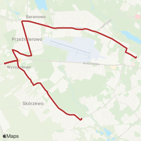 ZTM Poznań Ogrody - Junikowo|Junikowo - Ogrody map