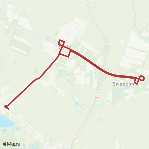 ZTM Poznań Lusowo Szkoła - Lusowo Szkoła map