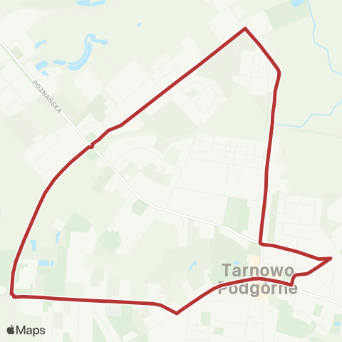 ZTM Poznań Tarnowo Pdg Centrum - Tarnowo Pdg Centrum map