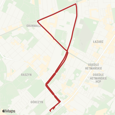 ZTM Poznań Górczyn PKM - Górczyn PKM map