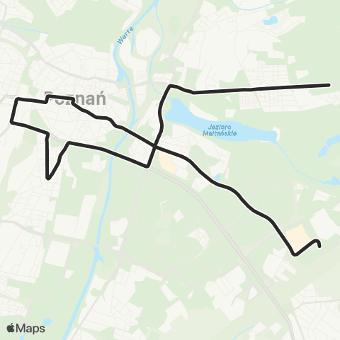 ZTM Poznań Miłostowo - Miłostowo map