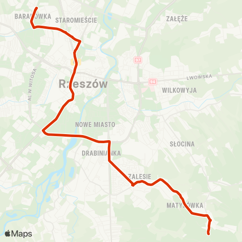 RTM Rzeszów  map