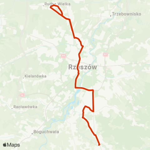 RTM Rzeszów  map