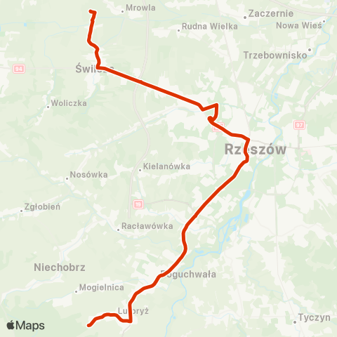 RTM Rzeszów  map