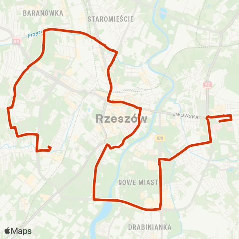 RTM Rzeszów  map