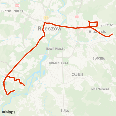 RTM Rzeszów  map