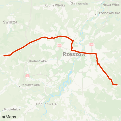 RTM Rzeszów  map