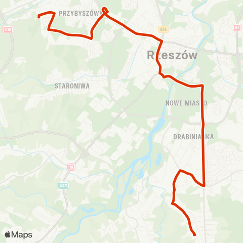 RTM Rzeszów  map