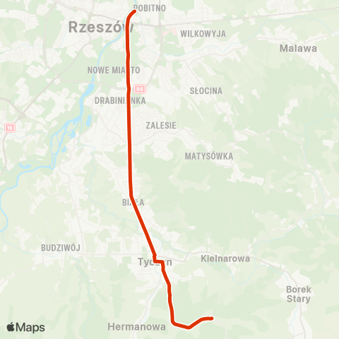 RTM Rzeszów  map
