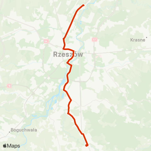 RTM Rzeszów  map