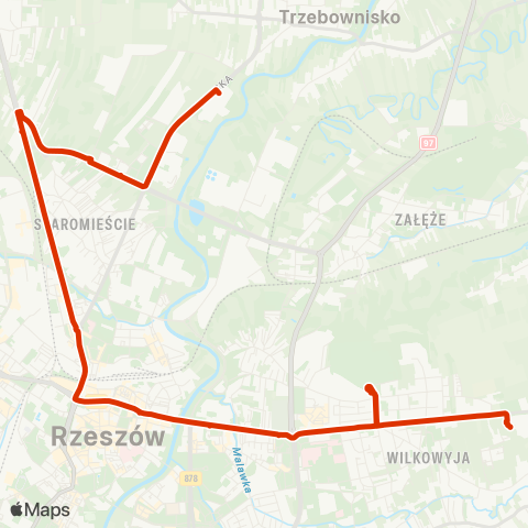 RTM Rzeszów  map