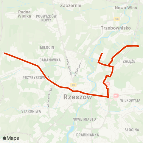 RTM Rzeszów  map