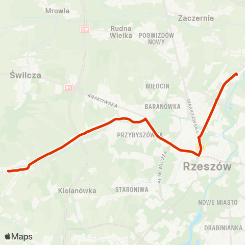 RTM Rzeszów  map