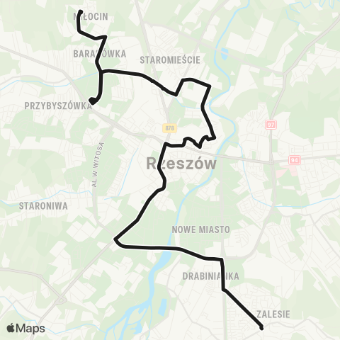 RTM Rzeszów  map