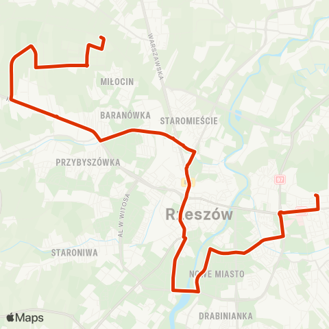 RTM Rzeszów  map
