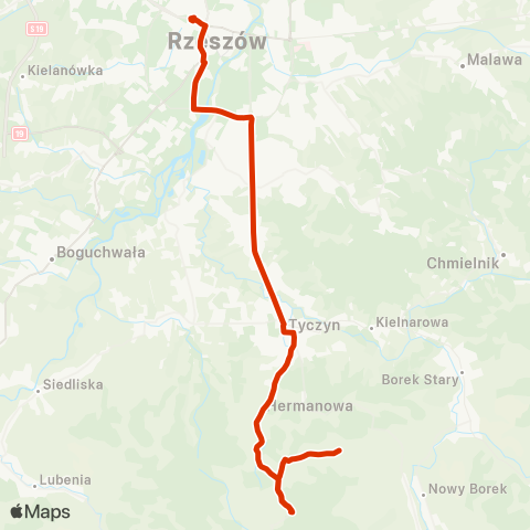 RTM Rzeszów  map