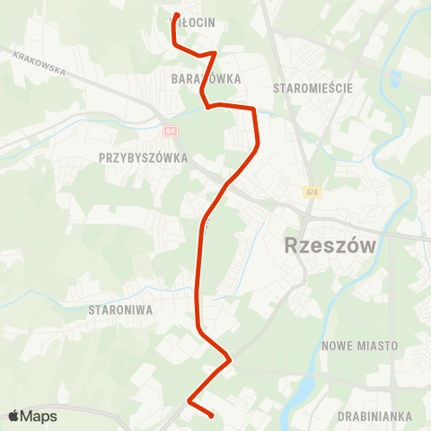 RTM Rzeszów  map