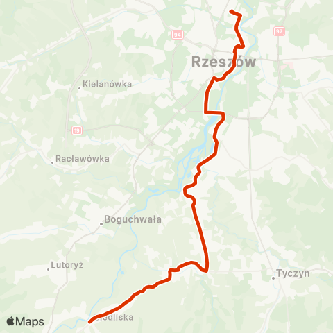 RTM Rzeszów  map