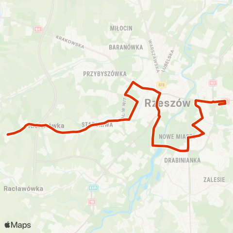 RTM Rzeszów  map