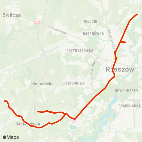 RTM Rzeszów  map