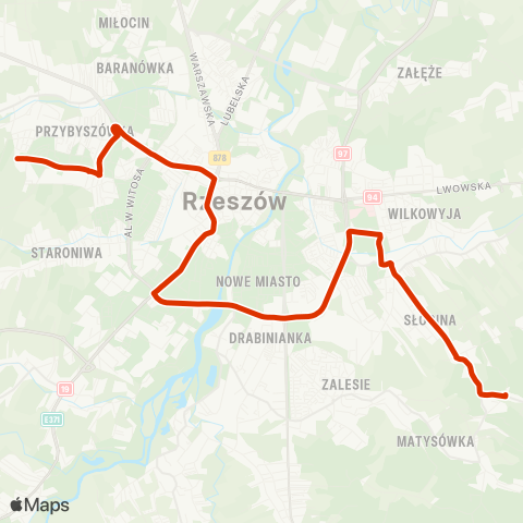 RTM Rzeszów  map