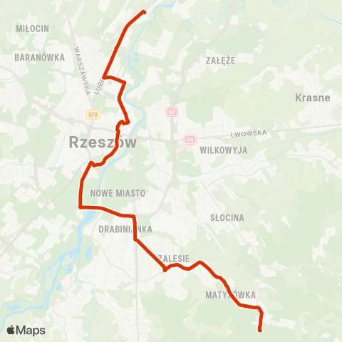 RTM Rzeszów  map