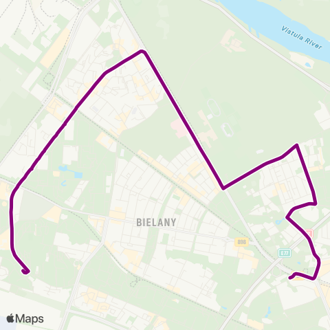 ZTM Warszawa Chomiczówka – Metro Marymont map