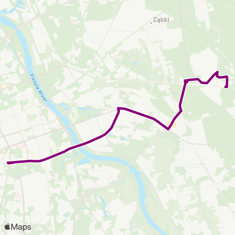 ZTM Warszawa Rembertów - Kolonia – Pomnik Lotnika map