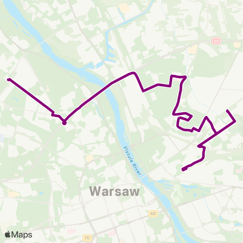 ZTM Warszawa Dw. Wschodni (Kijowska) – Metro Młociny map